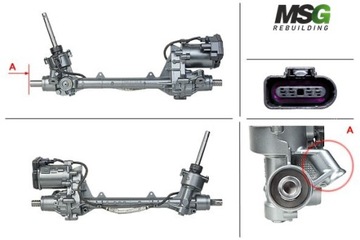 РУЛЬОВИЙ МЕХАНІЗМ РУЛЬОВА РЕЙКА FORD GALAXY, S-MAX, MONDEO