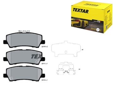 КОЛОДКИ ТОРМОЗНЫЕ ЗАД FORD USA MUSTANG 2.3 3.7 5.0 02.14- TEXTAR