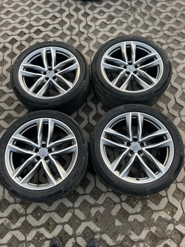 ШЕСТЕРНИ ДИСКИ AUDI Q7 SQ7 4M 21' 5X112 285/40R21 ET31 9.5J КОМПЛЕКТ. RS LOOK