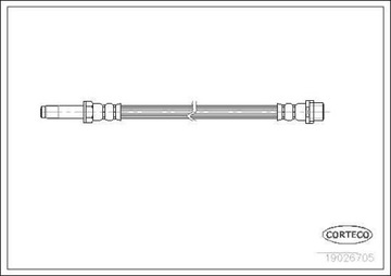 ПАТРУБОК ТОРМОЗНОЙ GIETKI MERCEDES SPRINTER P,T