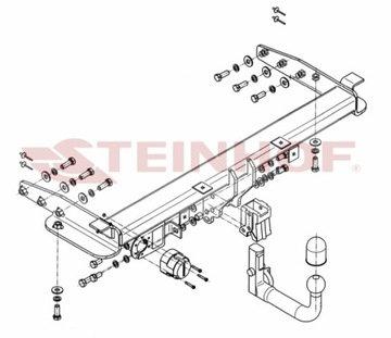 КРЮК БУКСИРОВОЧНЫЙ JEEP GRAND CHEROKEE (WK) 04/2011-