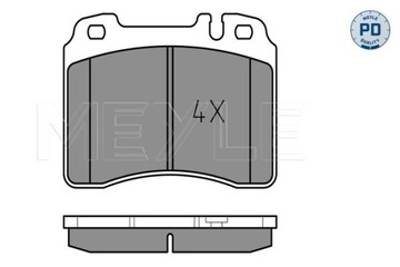 КОЛОДКИ HAM. DB P. W124 200/500E 85-95 W201 82-