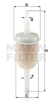 Mann-Filter WK 31/2 (100) WK 31/2 (100) WK 31/2
