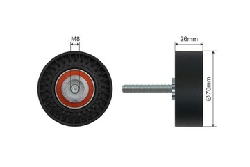 ROLLE GURTE KEILRIPPENRIEMEN FORD FOCUS II CB4 08-11, FORD MONDEO CA2 2007-20