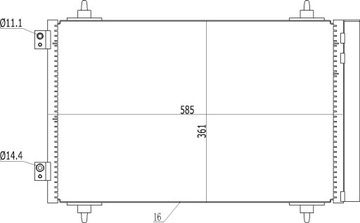 РАДИАТОР DO KLIMAT.JUMPY 2.0HDI 07-