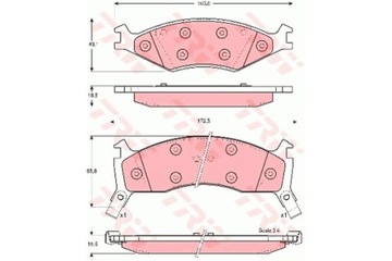 КОЛОДКИ HAM. KIA P. SPORTAGE