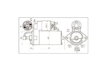 MAGNETI MARELLI СТАРТЕР 12V BMW SERIA 3 5 E-30 E-34 E-390 OPEL