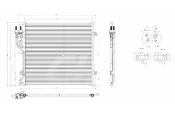 HART КОНДЕНСАТОР КОНДЕНСАТОР КОНДИЦИОНЕРА JEEP LIBERTY 2.4 02-