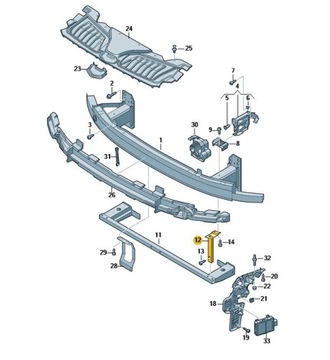 ПОДПОРА ДЕРЖАТЕЛЬ КРЕПЛЕНИЕ КРОНШТЕЙН ЛЕВАЯ AUDI A8 D5