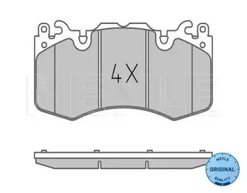 КОЛОДКИ ТОРМОЗНЫЕ LAND ROVER MEYLE