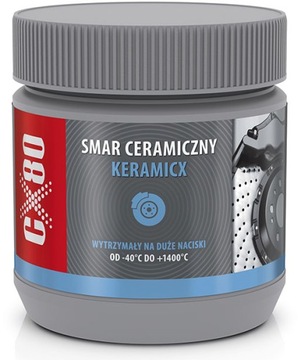 CX80 МАСТИЛО CERAMICZNY KERAMICX DO БОЛТІВ ТОРМОЗНА ВИХЛОПНОЇ OD -40C DO +1400 500