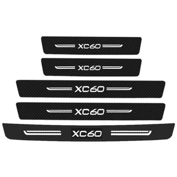 5PCS НАКЛЕЙКА NA ПРИБОР VOLVO XC60, ЧЕРНАЯ