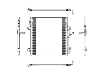 РАДИАТОР КОНДИЦИОНЕРА - КОНДЕНСАТОР EASY FIT NRF 350188