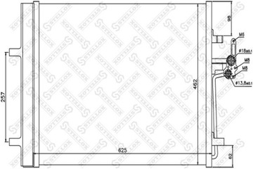 РАДИАТОР КОНДИЦИОНЕРА LAND ROVER DISCOVERY SPORT 2.2 D 4X4 14-