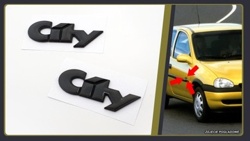 OPEL CORSA B ЭМБЛЕМА НАДПИСЬ ПЕРЕДНИХ ДВЕРЬ CITY