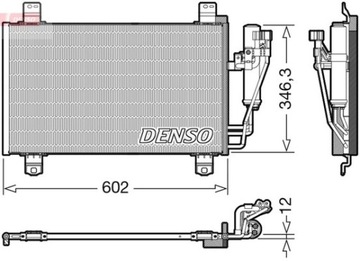 РАДИАТОР КОНДИЦИОНЕРА MAZDA
