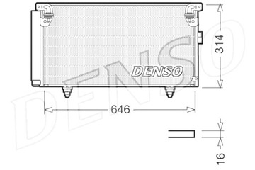 DENSO КОНДЕНСАТОР КОНДИЦИОНЕРА SUBARU LEGACY III LEGACY IV OUTBACK