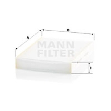 ФИЛЬТР, ВЕНТИЛЯЦИЯ СТОРОНЫ ПАССАЖИРА MANN-FILTER CU 27 009