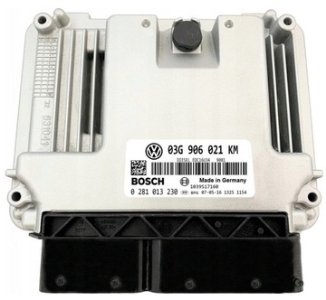 КОМПЬЮТЕР ECU VW GOLF PLUS 03G906021KM 0281013230 IMMO OFF