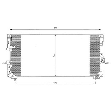 РАДИАТОР КОНДИЦИОНЕРА TOYOTA
