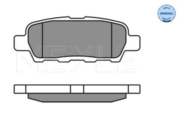 MEYLE КОЛОДКИ HAM. NISSAN T. QASHQAI/X-TRAIL/CUBE 07- Z ДАТЧИКОМ