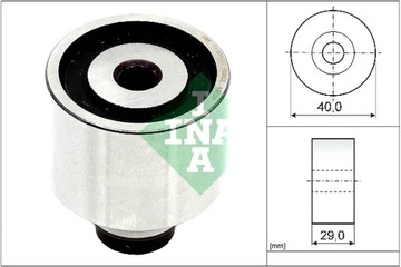 INA РОЛИК НАПРАВЛЯЮЩАЯ РЕМНЯ ГРМ MAN TGE AUDI A1 A3 A4 ALLROAD B8