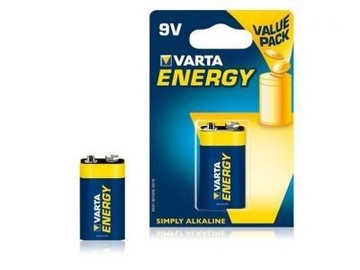 БАТАРЕЯ ALKALICZNE VARTA ENERGY 9V 6LR61 X 1