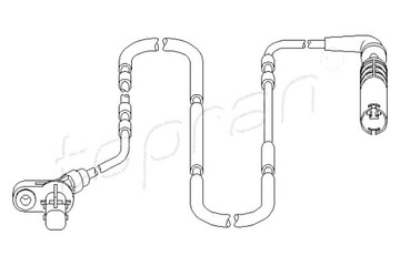 ДАТЧИК ABS BMW 3 1.6-3.2 12.97-12.07 TOPRAN