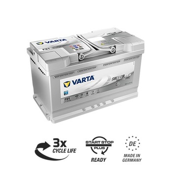 АККУМУЛЯТОР VARTA SILVER AGM 80AH 800A R+ F21