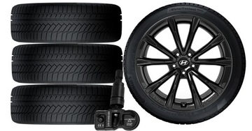 НОВЫЕ ШЕСТЕРНИ ЗИМА HYUNDAI GRAND SANTA FE CONTINENTAL 235/60R18+TPMS*1