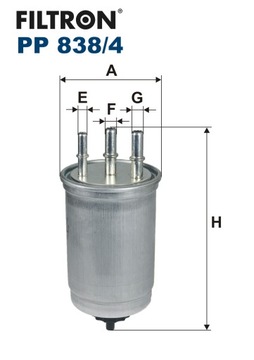 ФИЛЬТР ТОПЛИВА PP838/4/FIL