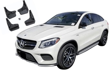 MERCEDES GLE W166 15-19 AMG БРЫЗГОВИКИ ПОД ПОДНОЖКИ