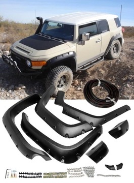 РОЗШИРИТЕЛЬ КРЫЛА / FENDERY / LLDPE - TOYOTA FJ CRUISER (2007+)