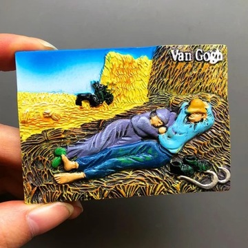 MONA LISA ХОЛОДИЛЬНИК НАКЛЕЙКИ MAGNETYCZNE VAN GOGH КОЗЫРЕК ŚWIAT ZNANE