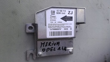 МОДУЛЬ ПОДУШЕК OPEL MERIVA I 13158712