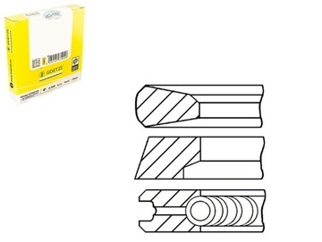 КОЛЬЦА ПОРШНЕВЫЕ VOLVO RVI MAGNUM VOLVO 8500 8700 9700 9900 A B12