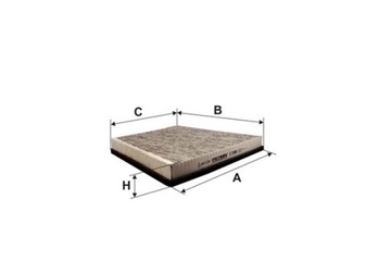 ФИЛЬТРON ФИЛЬТР САЛОНА Z WĘGLEM AKTYWNYM MERCEDES CLS C219 E T-MODEL