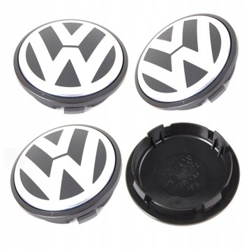 VW TOUAREG 4X КОЛПАЧКИ KAPSLE 76MM/65MM 7L6601149