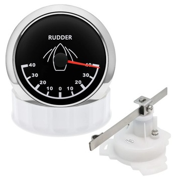 Waterproof 85mm Rudder Angle Gauge Marine Boat Rudder Angle Indicato~80289