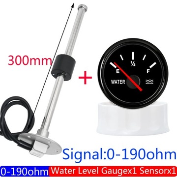 WATER LEVEL СЕНСОР 52MM WATER LEVEL METER TANK INDICATOR WITH RED BA~73646