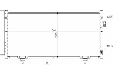 HART КОНДЕНСАТОР КОНДЕНСАТОР КОНДИЦИОНЕРА SUBARU FORESTER 08-