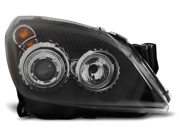 ФОНАРИ ПЕРЕДНЯЯ OPEL ASTRA H 04-09 ANGEL EYES CZERŃ