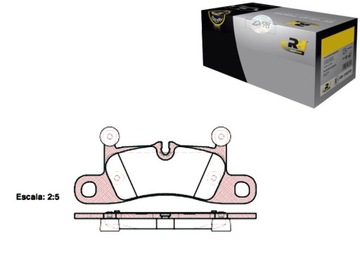 ROADHOUSE КОЛОДКИ ТОРМОЗНЫЕ PORSCHE CAYENNE/VW TOUA