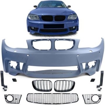 БАМПЕР ПЕРЕДНИЙ BMW E81 E82 E87 E88 04-13 LOOK 1M