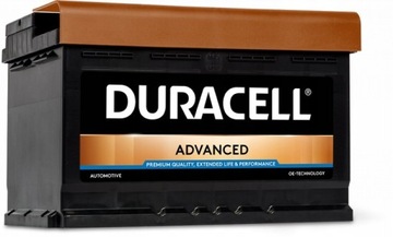 АККУМУЛЯТОР DURACELL ADVANCED DA77H 12V 77AH 750A P+