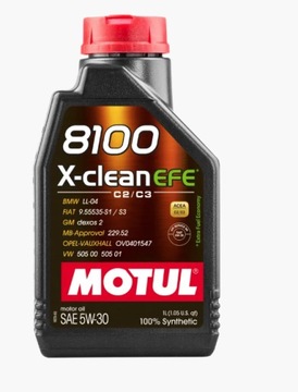 МАСЛО MOTUL 5W30 8100 X-CLEAN EFE 1L ACEA C2/C3