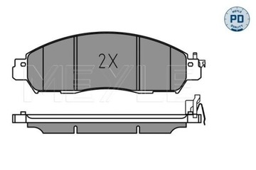 КОЛОДКИ HAM. NISSAN P. LEAF/NAVARA 2,3 DCI 15-