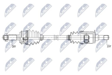 ПОЛУОСЬ ПРИВОДНАЯ HONDA CR-V 4WD 06-12 /TYLNA,PRAWA/