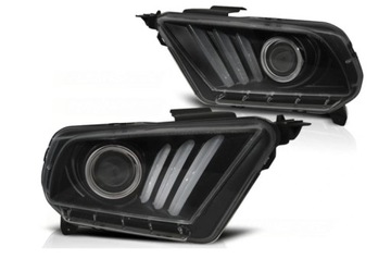 ФАРА ФОНАРИ FORD MUSTANG V 10-13 TUBE LIGHT BLACK MGZ