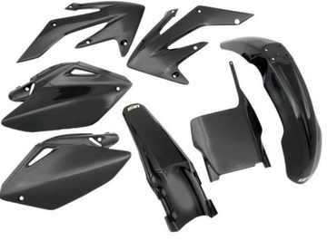 UFO КОМПЛЕКТ ПЛАСТИКА HONDA CRF 250R 11-13, CRF 450R 11-12 BLACK HO114E001